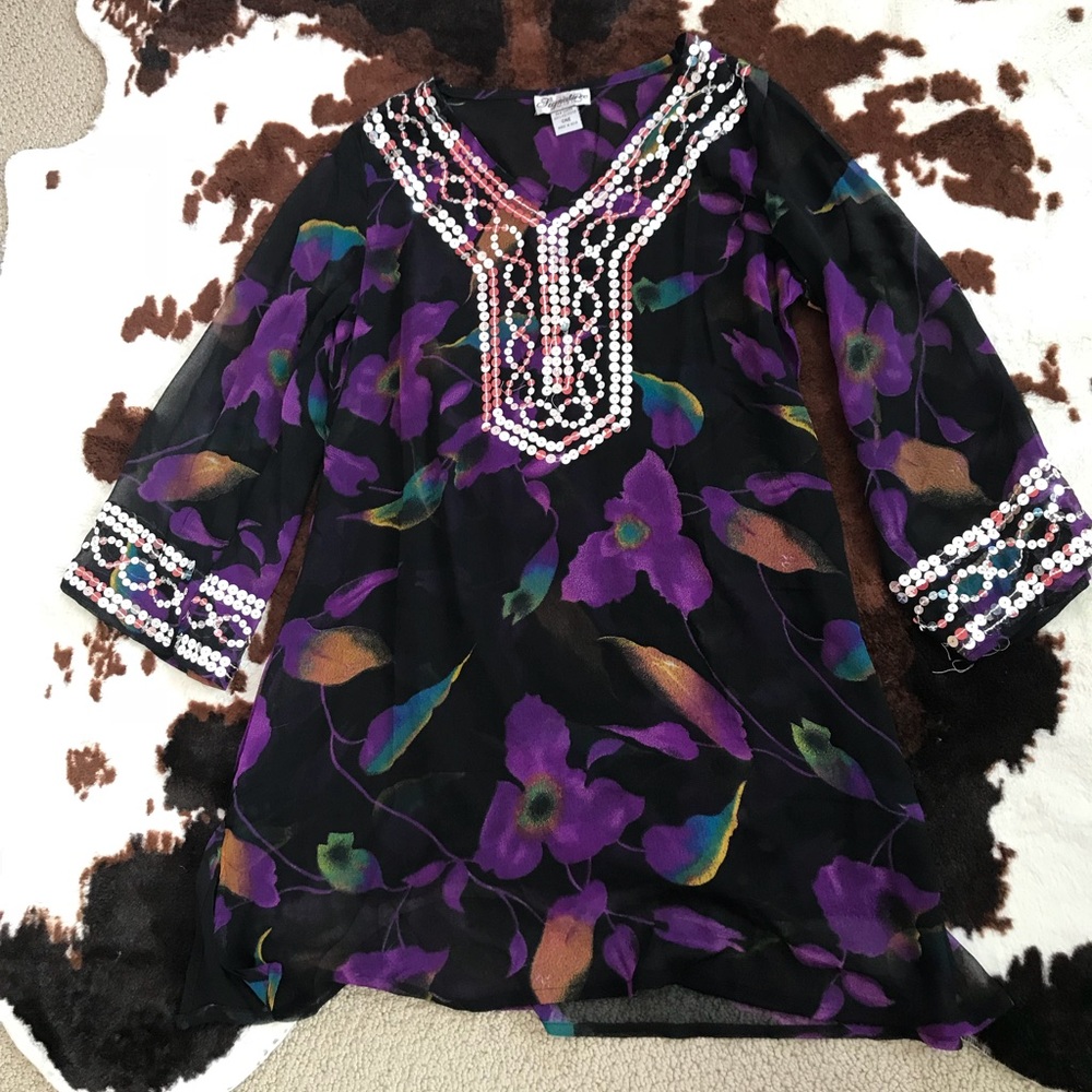 Sheer blouse/cover up